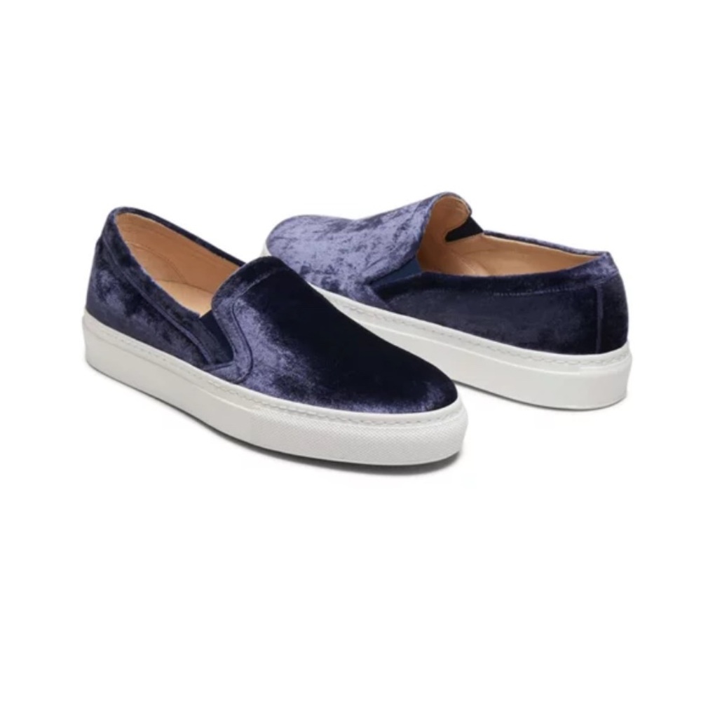 M. GEMI | Cerchio Velvet Slip On Sneakers